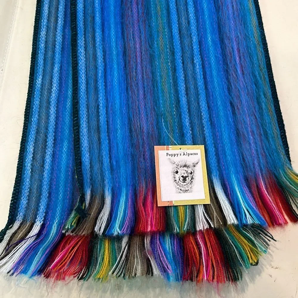 Beautiful alpaca scarf from Ecuador so soft and warm!